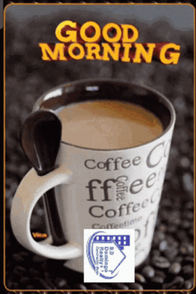 Coffee Cup Saying Good Morning GIF