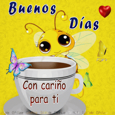 Coffee Cup With Con Carino Para Ti GIF