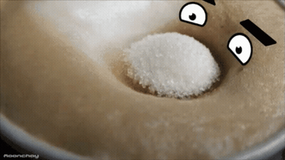 Coffee Cup With Face Saying Aoonchoy GIF