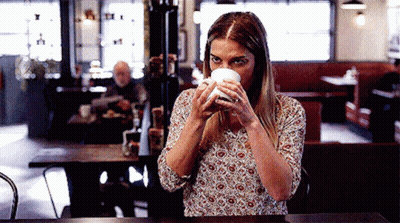 Coffee Cup With Flag Saying Written Aliola GIF