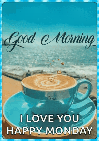 Coffee Cup With Good Morning I Love You GIF
