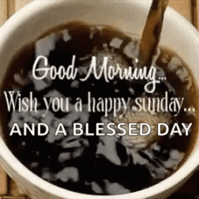 Coffee Cup With Good Morning Wish GIF