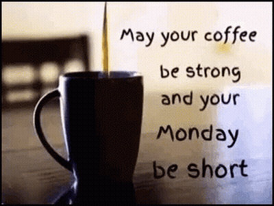 Coffee Cup With Motivational Quote GIF