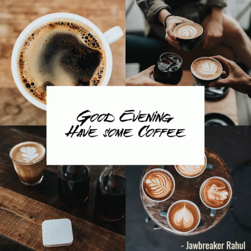 Coffee Cups Good Evening GIF