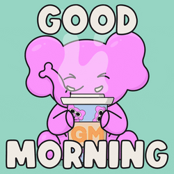 Coffee Good Morning Tuesday Elephant GIF
