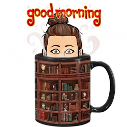 Coffee Good Morning Tuesday Library Cup GIF