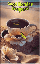 Coffee Good Morning Tuesday Sea Sand GIF