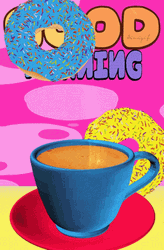 Coffee Good Morning With Donut GIF