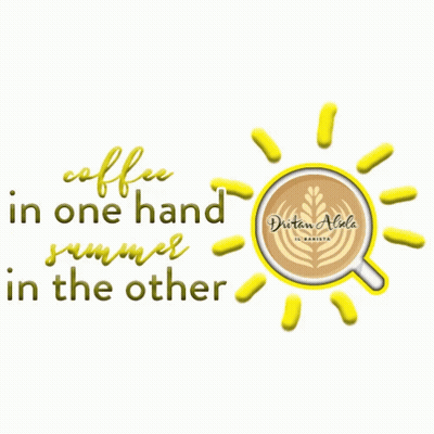 Coffee In One Hand Summer In The Other GIF