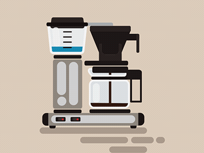 Coffee Maker With Measuring Cup GIF