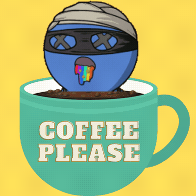 Coffee Mugs Saying Coffee Bravo And Coffee Time On Red Cloth GIF