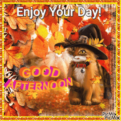 Coffee On Saucer Next To Chestnuts Saying Good Afternoon GIF