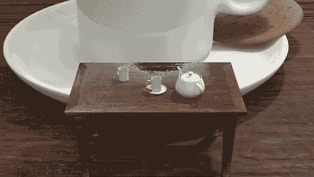 Coffee Table Loop Optic  GIF