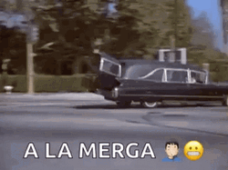 Coffin Falling From Hearst Prank GIF