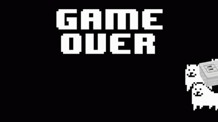 Coffin Undertale Game Over Screen Doge GIF