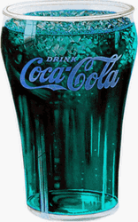 Coke Glass Lighting Up GIF