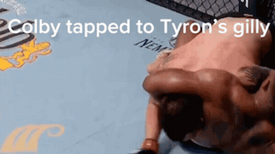 Colby Tapped To Tyron 'S Gilly While Laying On The Ground GIF