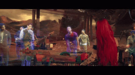 Coldplay And BTS Holograms My Universe GIF