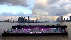 Coldplay At 2021 Brit Awards Aerial View GIF