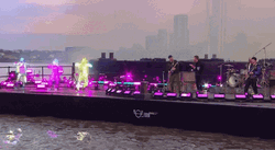 Coldplay With Dancing Holograms GIF