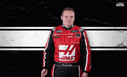 Cole Custer Waving Flag GIF
