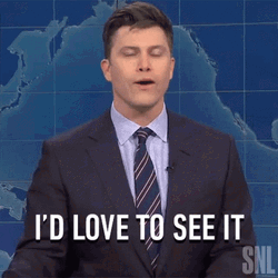 Colin Jost I Would Like To See It GIF