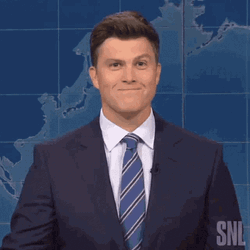 Colin Jost Mhmm  GIF