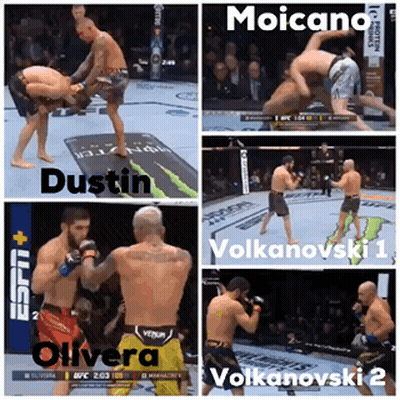 Collage Of Fighter Dustin GIF