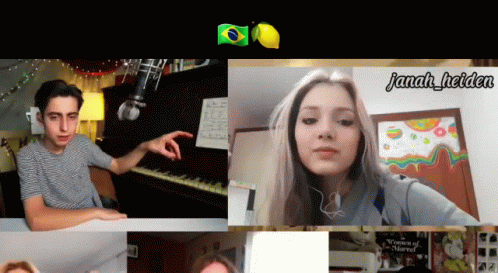 Collage Of People With Janah Heiden GIF