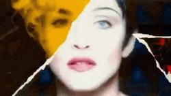 Collage Paper Madonna Smile GIF