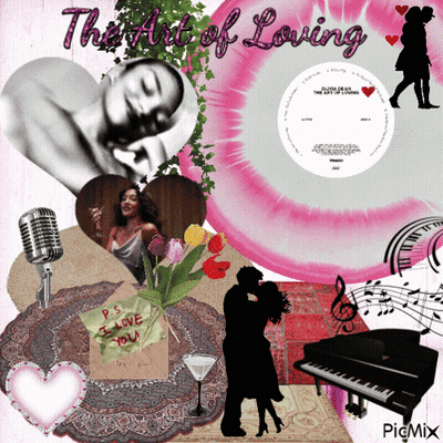 Collage With The Art Of Loving GIF