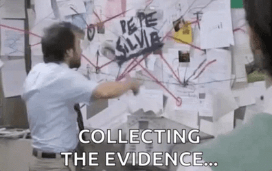 Collecting The Evidence Conspiracy GIF