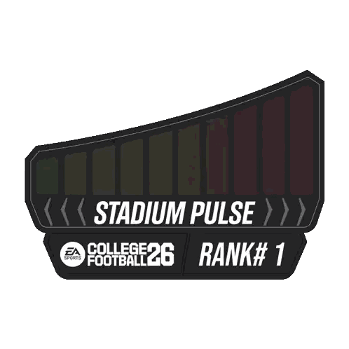 College Football 26 Rank Pulse Sticker