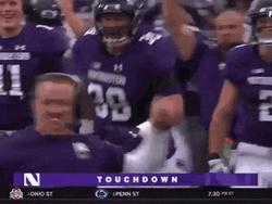 College Football Pat Fitzgerald Coach GIF