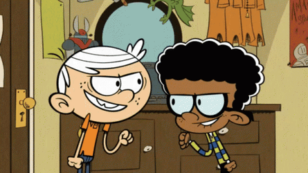 Collusion Loud House Lincoln Clyde McBride Evil Smile GIF