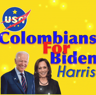 Colombians For Biden Harris Poster GIF