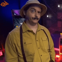 Colonel Mustard Silly Face Weird GIF