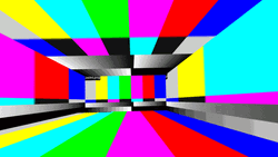 Color Bars Tunnel Loop GIF
