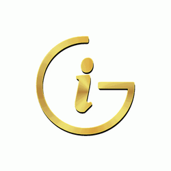 Color Changing Letter I GIF