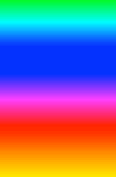Color Gradient Rainbow Spectrum