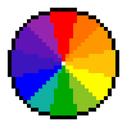 Color Wheel Pixel Art