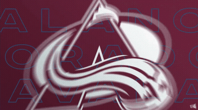 Colorado Avalanche Logo On Purple GIF