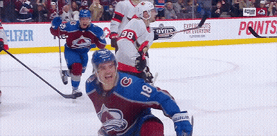 Colorado Avalanche Mascot In Stands GIF