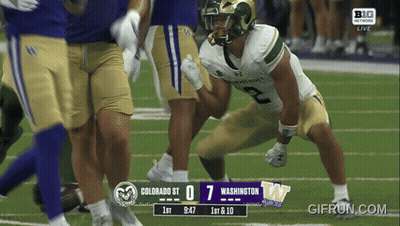 Colorado State Vs Washington State Football Game GIF
