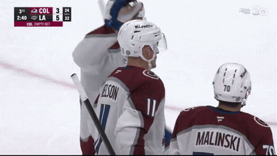 Colorado Vs LA Hockey Game GIF