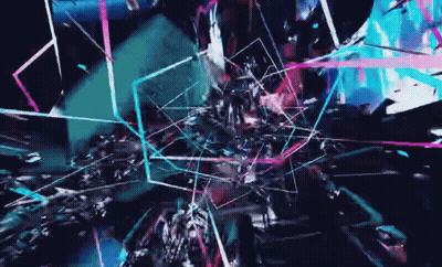 Colorful Abstract Background With Lines And Triangles GIF