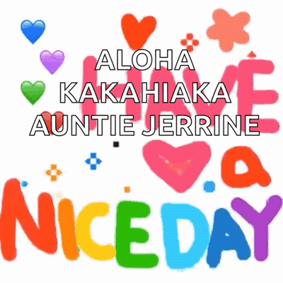 Colorful Aloha Kakahiaka Sign GIF