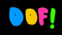 Colorful Animated Text Oof