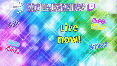 Colorful Background Live Now GIF