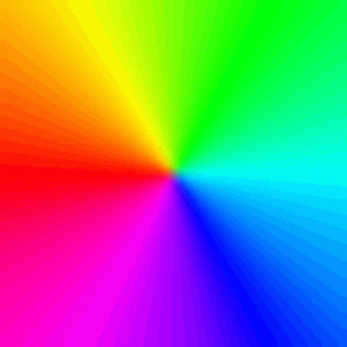 Colorful Background With Rainbow Circle GIF